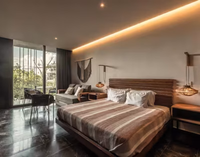 Centrico Departamento Con Alberca Privada Y Cenote