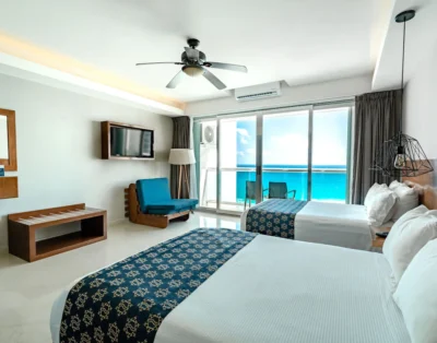 Deluxe Ocean View With Kitchenette At Hotel Ocean Dream Cancun